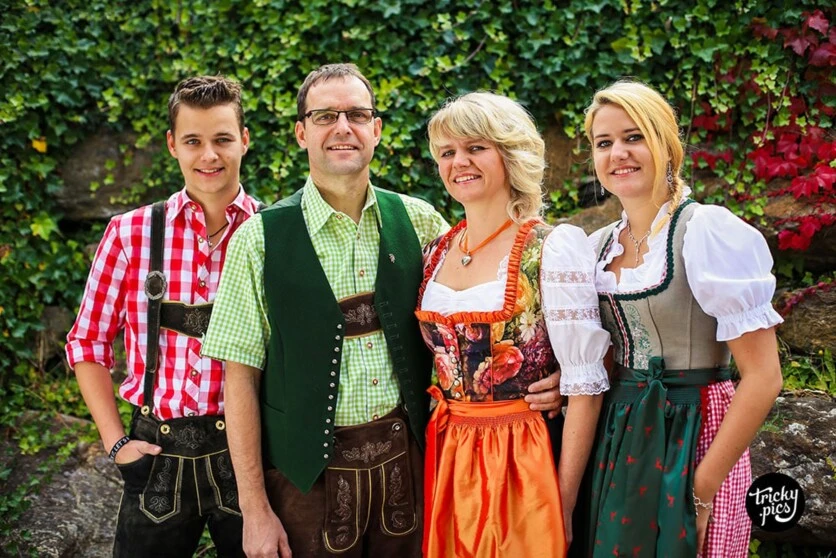 Familie Horn Ingrid und Wernfried Horn mit ihrer Tochter Nadine und ihrem Sohn Wernfried Junior